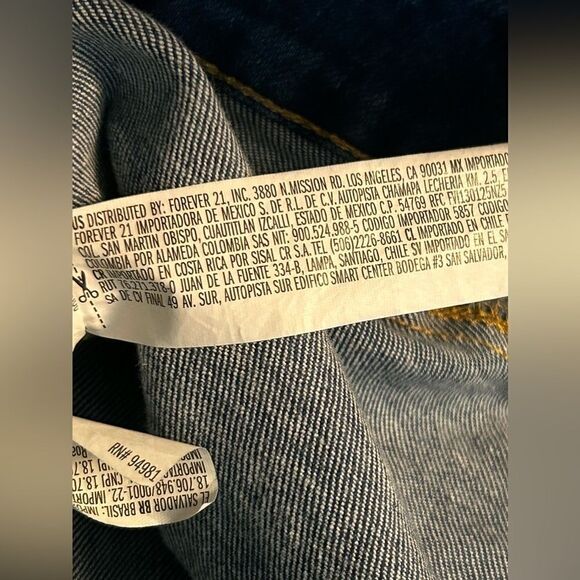 Forever 21 premium jeans light blue‎ Wash mom size 16 - Picture 7 of 15